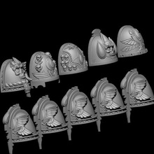 kan melek pedler Uzay askerler melekler oyun Warhammer 40k wh40k sm uzay denizcileri omuz Yükselt takım 3d print model - Mito3D