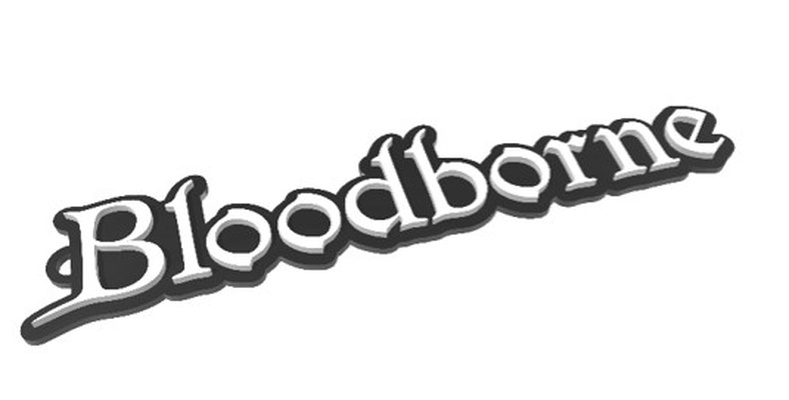 bloodborne logo keychan key chain fromsoftware sony playstation darksouls video game keychain 3d print model - Mito3D