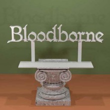 bloodborne logo art signs logos sign 3d print model - Mito3D