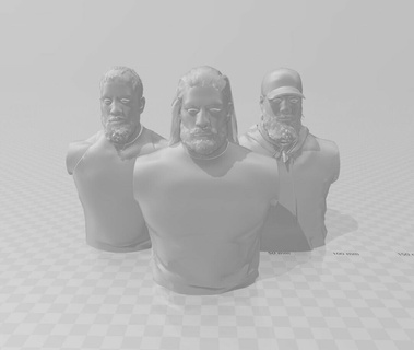 bloodline busts wwe roman reigns usos 3d print model - Mito3D