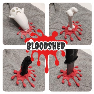 bloodshed Fashion blood bloodshed stab stabbing ghost soul bone knife alien magnetic clip-on  3d print model - Mito3D
