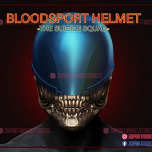 bloodsport helmet suicide squad 2 - dc comics cosplay game blood mask peacemaker halloween costume 3d print model - Mito3D