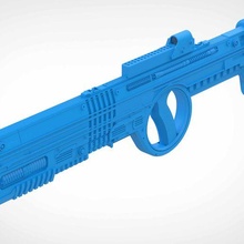 bloodsport rifle 1 10 scale movie suicide squad 2021 3d print model thesuicidesquad dccomics comicbook prop weaponry movieprop solidworks 3dmodel gadgets cosplay printable games toys scale10 3d print model - Mito3D