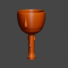bloody goblet miniature hobby 40k cup blood tears 3d print model - Mito3D