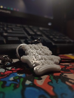 bloody hawk keychain 3d print model - Mito3D