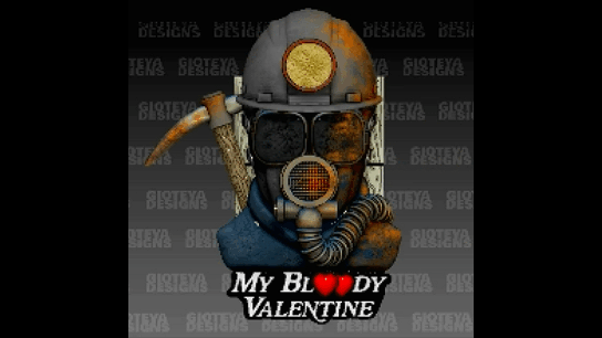 bloody valentine harry warden miner terror horror collector figurine mine bust 80s vhs helmet 3d print model - Mito3D
