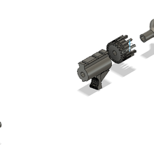 golpe dardo arma fogo kit Blowdart zarabatana ar15 firmeza brinquedo Caçando plinking 3d print model - Mito3D