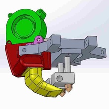 blower duct fan geeetech g2s tool 3d-Drucker Teile Kanal Kühlung Gebläse 3d print model - Mito3D