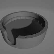 blowoff base aeon vyro 3d print model - Mito3D