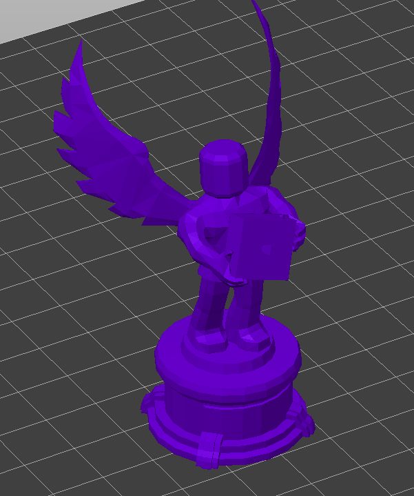 bloxy roblox estátua livre estatua robux 3D print model - Mito3D