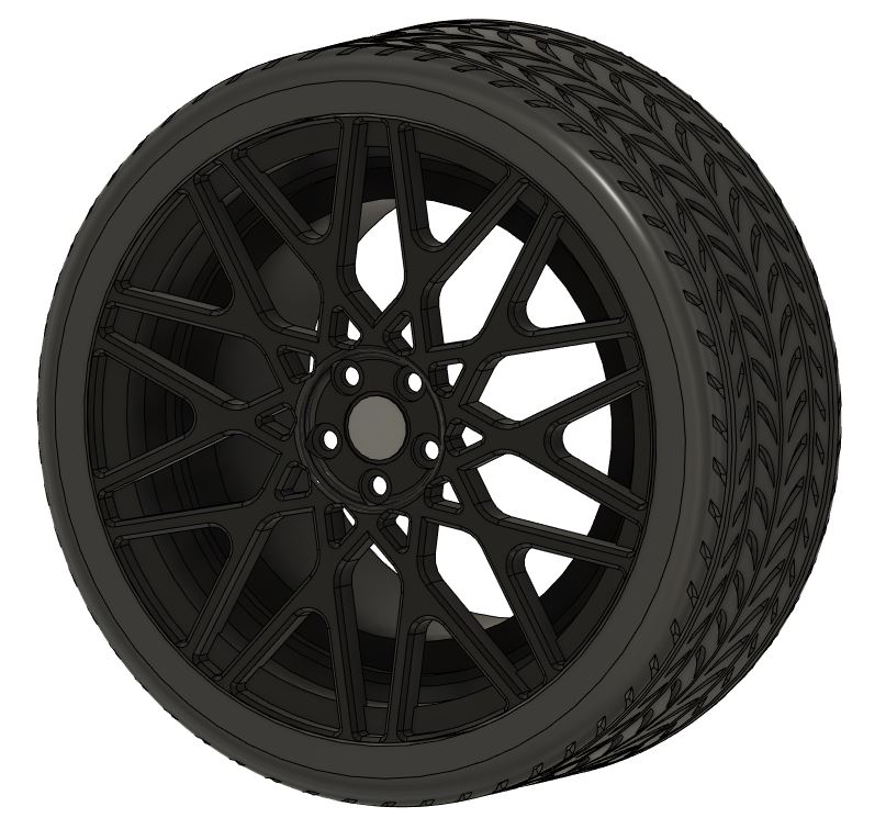 blq rotiform wheel car custom diecast high detail hotwheels jdm rally estance slot rc 3D print model - Mito3D