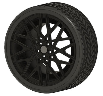 blq rotiform wheel car custom diecast high detail hotwheels jdm rally estance slot rc 3d print model - Mito3D