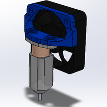 bltouch adapter hydra - tecdia nozzle tool ender 3 pro 3d printer parts 3d print model - Mito3D