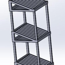 blu ray storage unit home arrangement cabinet ps4 xbox games 3d print model - Mito3D