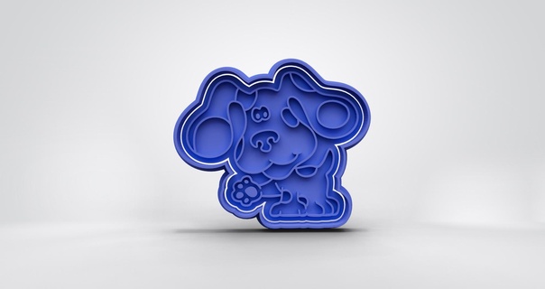 blue's clues saying hello cookie cutter Home cutters mold cookies tv show 3d print model - Mito3D