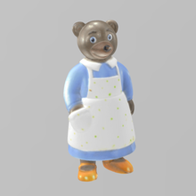 blue bear toy doll house animal 3d print model - Mito3D