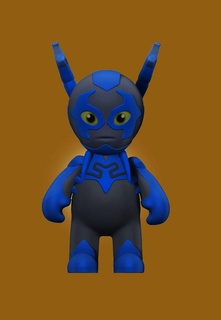 azul besouro dc Heróis super colecionar juguetes chibianime animação 3d print model - Mito3D