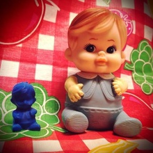blue boy varios 123d catch de la muñeca ozar scan juguete 3d print model - Mito3D