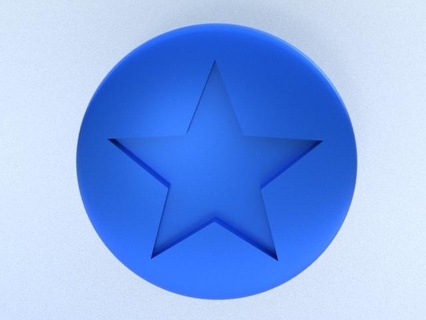 blue coin- super mario 64 coin money game videogame 3d print model - Mito3D