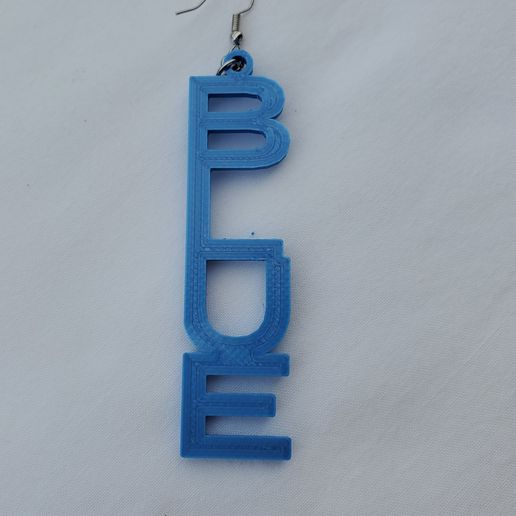azul brinco joalheria brincos solta eleição democrata biden 3D print model - Mito3D