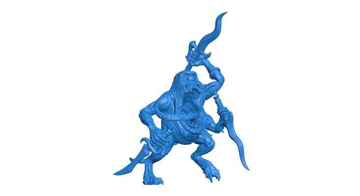 blu orrori of tzeentch infatti 3d print model - Mito3D