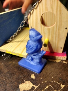 mavi Jay heykeller 3d print model - Mito3D