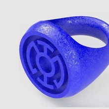 Blau Laterne Ring Mode Korps Kostüm 3d print model - Mito3D