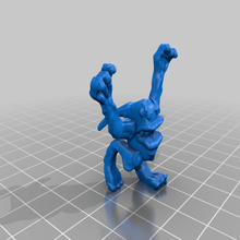 blue meanie demons art creatures horror demon 3d print model - Mito3D