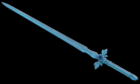 azul Rosa espada Arte línea alicización guerra inframundo eugeo Kirito 3d print model - Mito3D