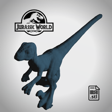blu velociraptor 3d print model - Mito3D