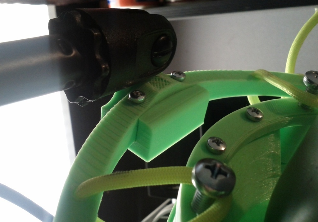Blau Yeti Schock montieren Adapter Audio Klang 3D print model - Mito3D