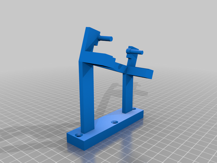 bluebrixx desafiante pared montar herramientas 3d print model - Mito3D