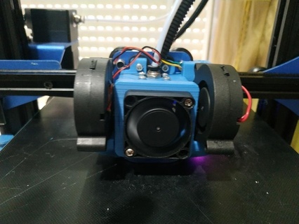 bluer mount stock hot end 5010 fans 3010 bltouch fan hotend twotrees 3d printing 3d print model - Mito3D
