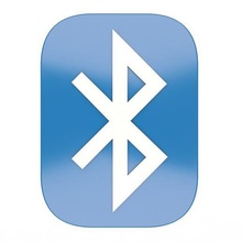 Bluetooth logotipo ferramenta Wi fi azul dente rede rádio torre dados cursor seta Setas flechas símbolo placa ícone Internet 3d print model - Mito3D