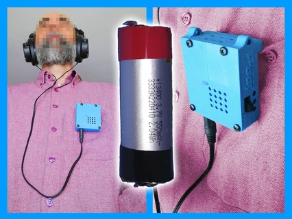 Bluetooth Empfänger Einweg Dampfen Batterien jpo41 vaper Kopfhörer Helme kabellos recyceln Recycling elektronisch Zigarette Audio 3d print model - Mito3D
