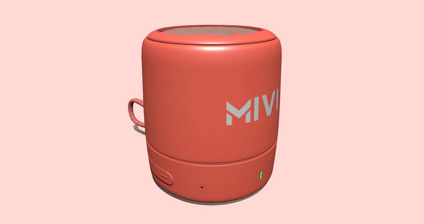 bluetooth speaker mivi 3D print model - Mito3D