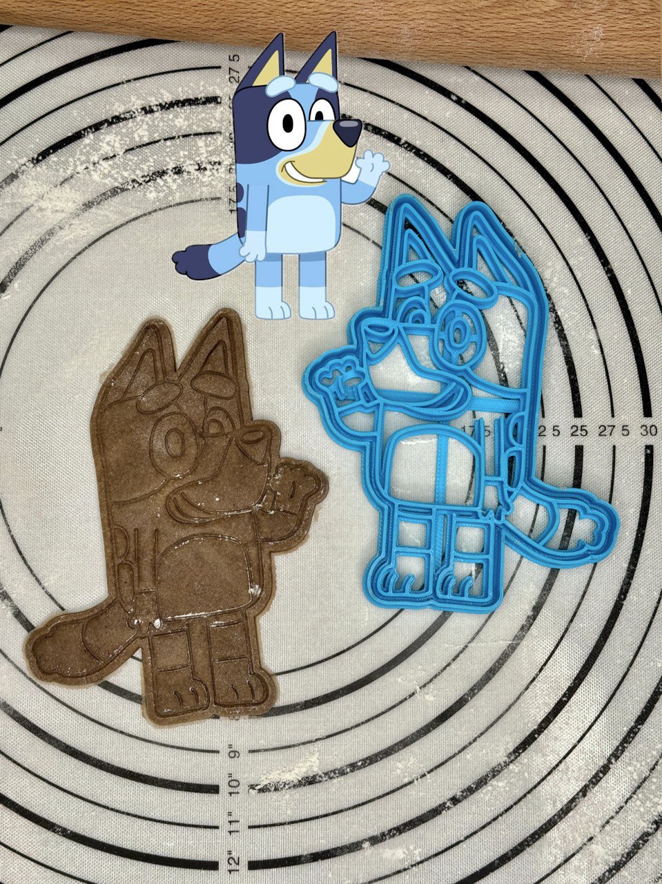 bluey home cookie cutter bingo heller sister play doh stamp fondant 3d kitchen art 3D print model - Mito3D