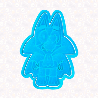 blu Halloween biscotto taglierina 7 muffa cartone animato vacanza 3d print model - Mito3D