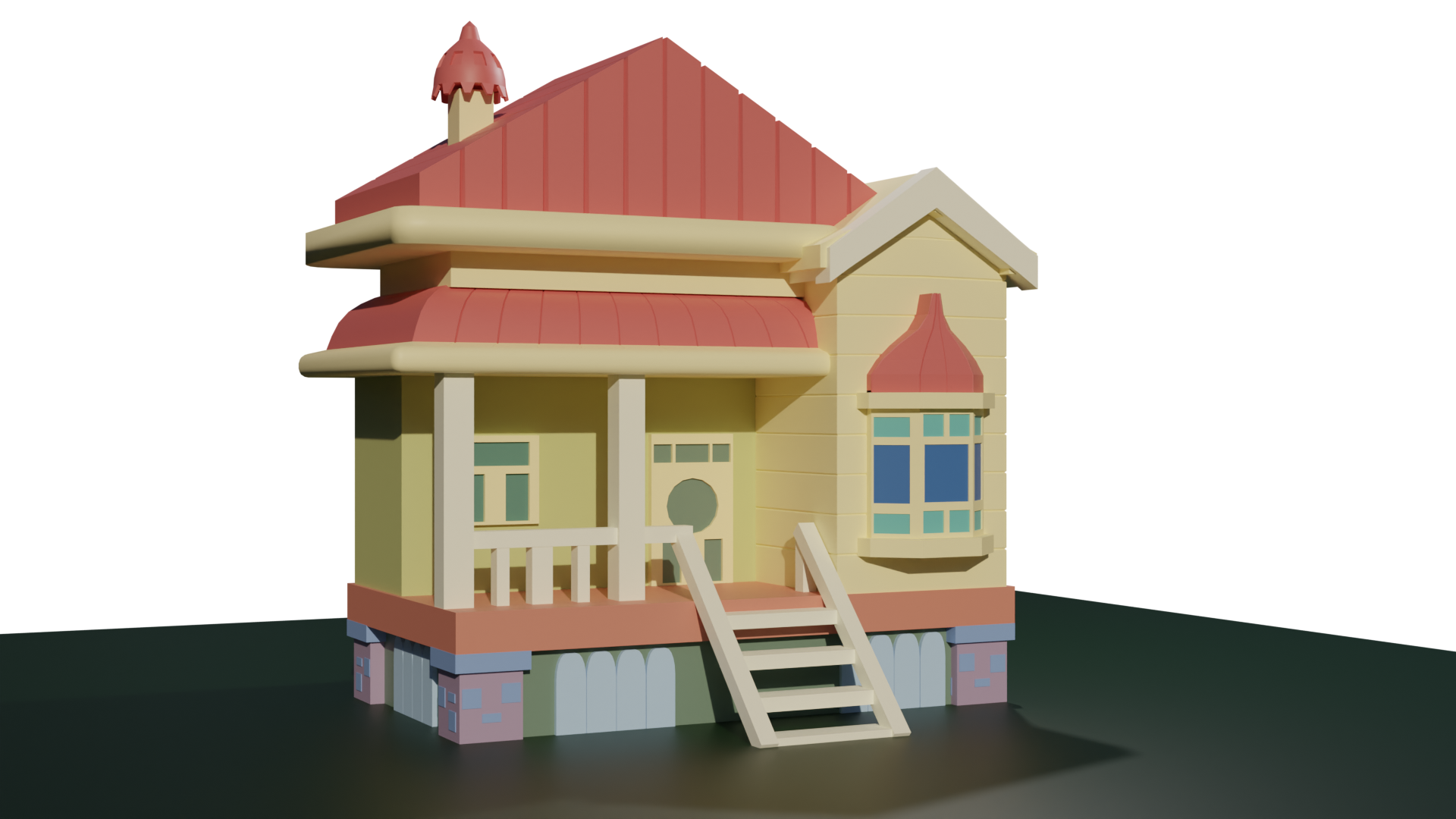 Bluey House Bluey 3D Model Mito3D