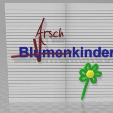 blumenkinder - ausgebessert nsfw Kunst Anzeichen logos Lehrer lehrer 3d print model - Mito3D