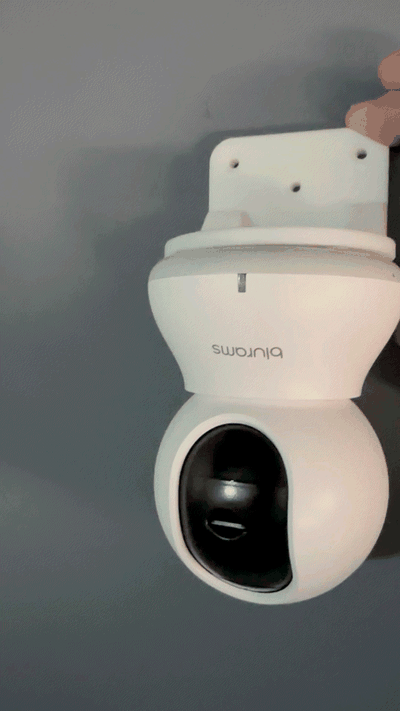 blurams hazme lite2 cámara pared montar montaje vídeo vigilancia 3d print model - Mito3D