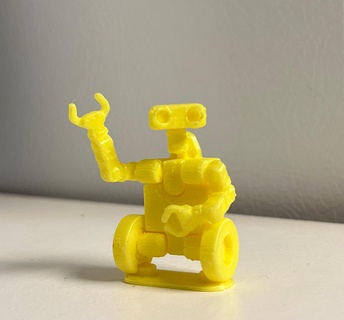 bmb bobbie hello l giocattolo robot figure figurine 3d print model - Mito3D