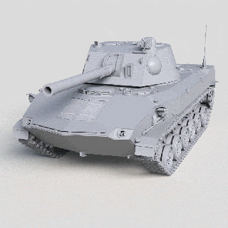 bmd2 2s9 nona vehicle gun tank car auto war army projectile track armored personnel carrier artillery 3d print model - Mito3D