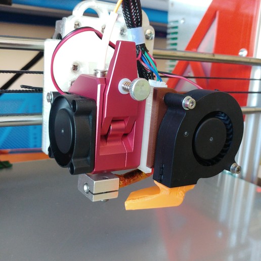 bmg direct extruder motor support anet a8 am8 various hotend 3D print model - Mito3D