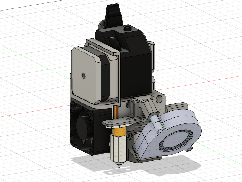 bmg v6 Drachen Direktantrieb montieren cr10 ender3 Tevotornado Vulkan Unterstützung 3d Drucker Teile 3D print model - Mito3D