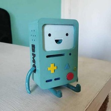 bmo figure adventure time art beemo cartoon network characters toys figures games retro gameboy robot kids 3d print model - Mito3D