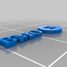 bmo logo 3d print model - Mito3D