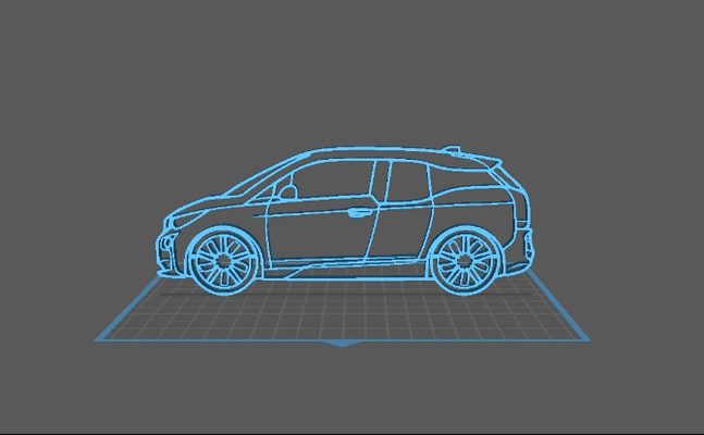 bmw - i3 art voiture lectrique silhouette mod le 3d impression mobilit durable design collection accessoire d coration passion auto v hicule innovation technologie avant-garde cologie ing nierie 3d print model - Mito3D