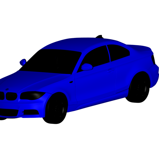 BMW 1 series 2007 3D print model - Mito3D
