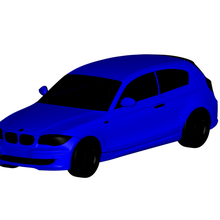BMW 1 series 2009 3d print model - Mito3D
